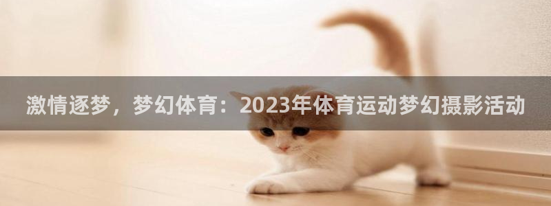 激情逐梦，梦幻体育：2023年体育运动梦幻摄影活动
